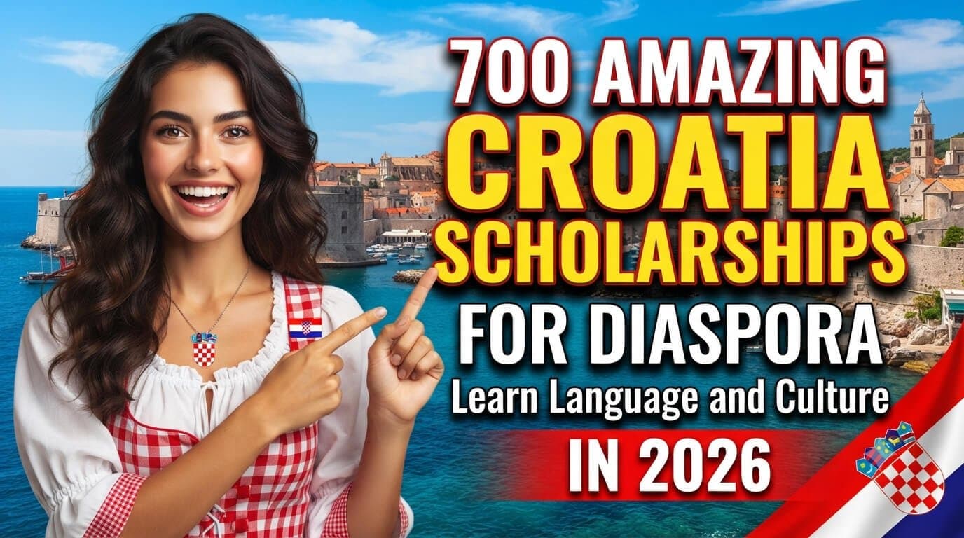700 Amazing Croatia Scholarships for Diaspora: Learn Language and Culture in 2026